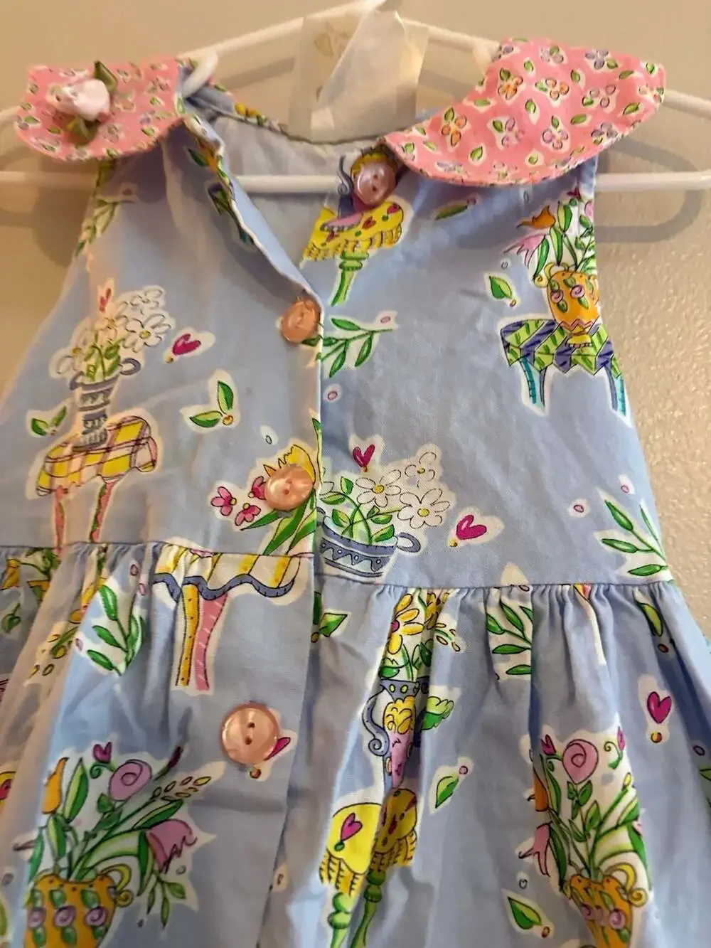 Chicken Noodle San Francisco Floral Print Dress Size 4
